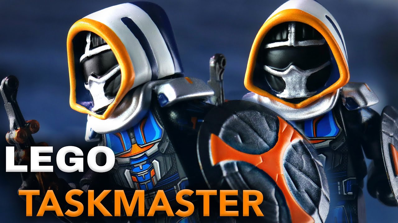 LEGO TASKMASTER (Black Widow 2021) - Minifigs Factory Review - Brickhubs