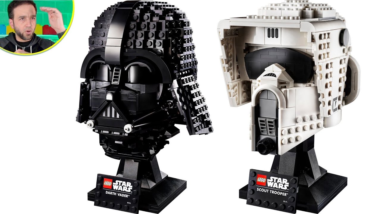 LEGO Star Wars Darth Vader & Scout Trooper Helmets: My Thoughts On ...