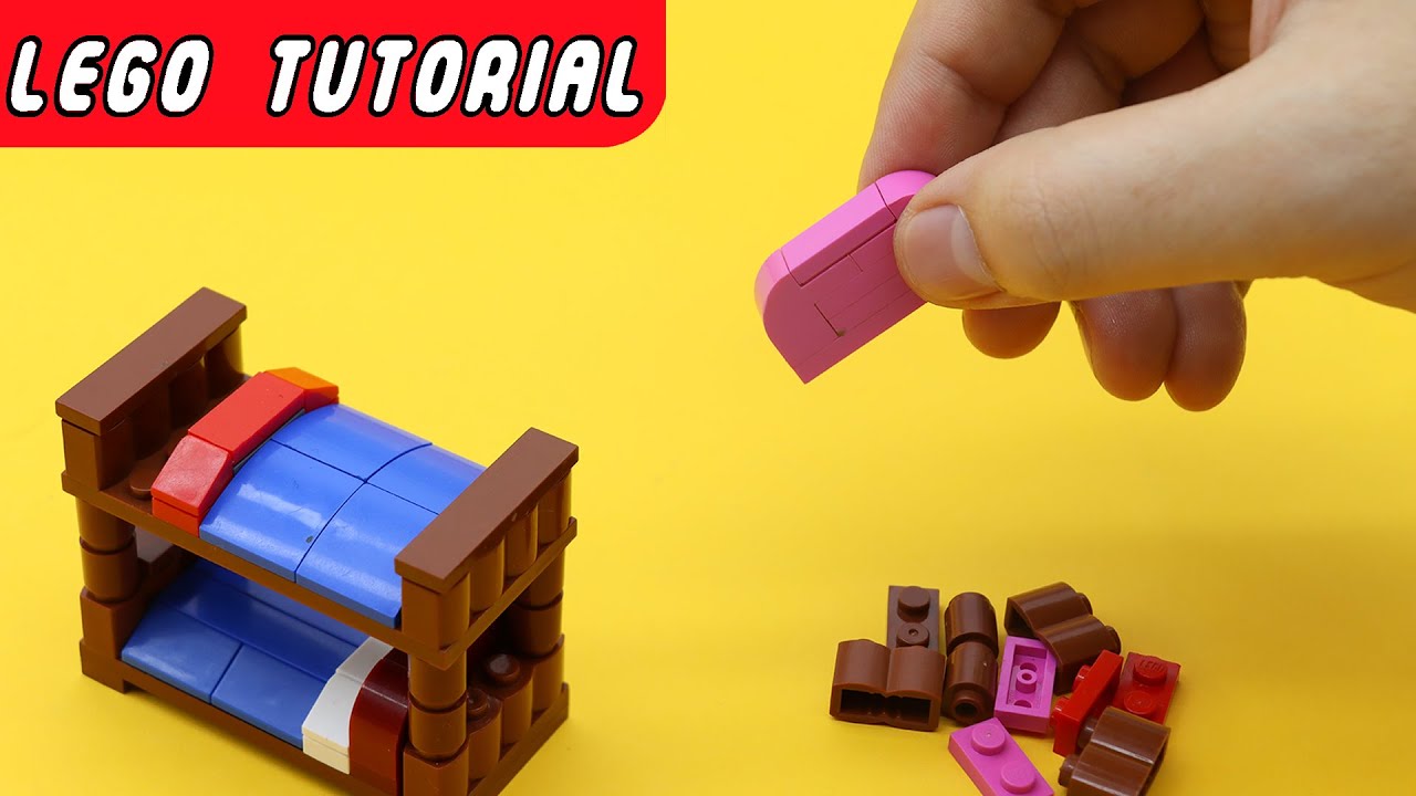 How To Build Lego Bed! CooL DIY Lego Tutorial For Beginners - Brickhubs