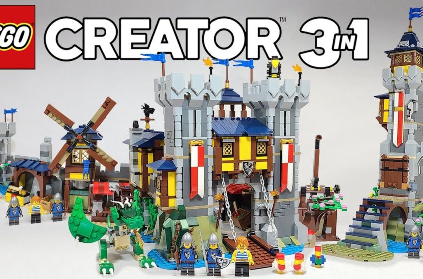 Lego Creator 3 In 1 Medieval Castle All Three Builds (31120) - 2021 Set 