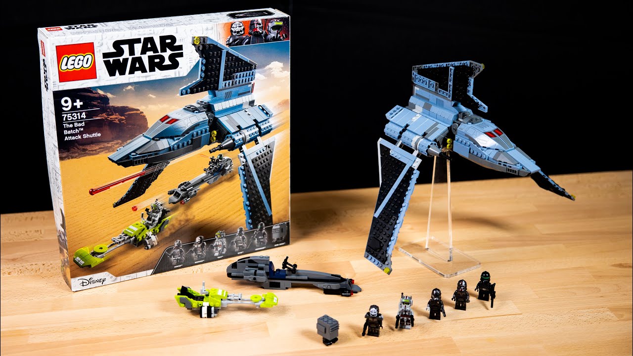 LEGO Star Wars Bad Batch Attack Shuttle REVIEW | Set 75314 - Brickhubs