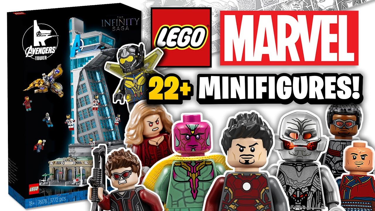 LEGO Marvel $550 Avengers Tower Minifigures Leak - Brickhubs