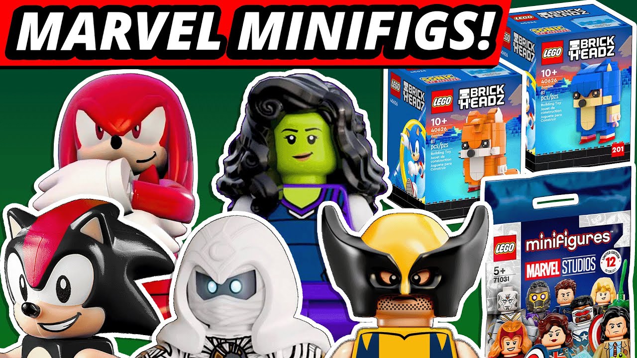 LEGO NEWS! Marvel Minifigures Series 2! Sonic 2024 Sets?! Muppets ...