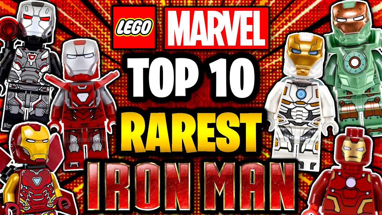 Top 10 Rarest LEGO Iron Man Minifigures | Marvel Most Expensive ...